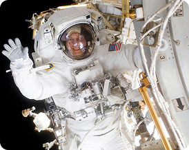 Astronaut in space